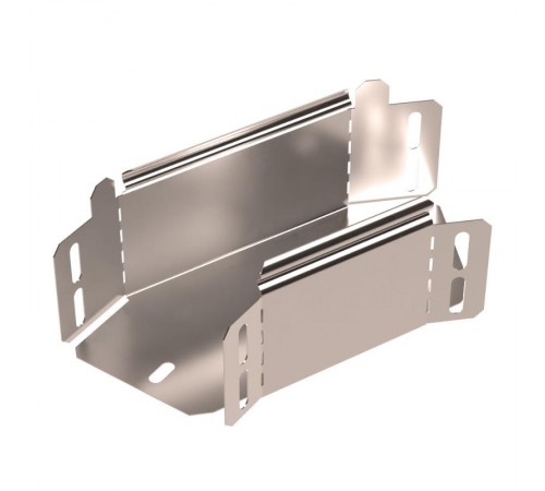 Угол горизонтальный 45 градусов Стандарт INOX (AISI 409) 100х80  PR16.3465  Промрукав