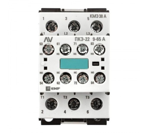 Комплект КМЭ 38А 400В АС с дополнительными контактами 2НО+2НЗ EKF AVERES  ctr-s-40-00-400-av-22  EKF