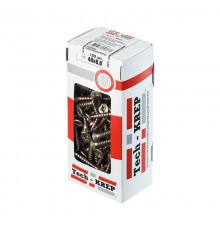 Саморезы универсальные 40х6,0 мм (100 шт) желтые - коробка с окном ( 0,484 кг)  102269  Tech-KREP