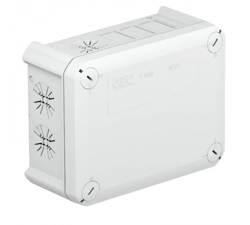 Коробка распределительнаяT100, 150x116x67 мм, для разъемов Wieland (T 100 WB3)  2007807  OBO Bettermann