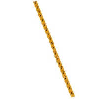 Маркер Duplix - чёрная маркировка на желтом фоне - заглавная буква F  038415  Legrand