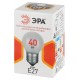 Лампа накаливания  P45 40Вт Е27 / E27 230В  шар матовый  Б0066392  ЭРА