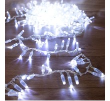 Гирлянда Кластер 10 м, 400 LED, прозрачный ПВХ, IP65, соединяемая, цвет свечения белый  303-645  NEON-NIGHT