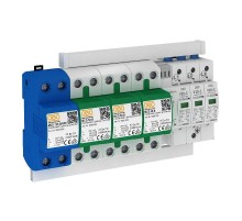 Комплект УЗИП 3+NPE (Класс I+II), 255 В (PS4-B+C TNS+FS)  5089763  OBO Bettermann