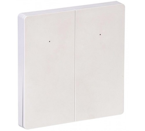 iTEQ SMART-выключатель 2-кл. 16А с нейтр. WIFI+BLE бел.  IT-SM2NWBI-K01  ONI