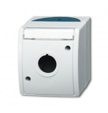 Корпус для командно-сигнальных приборов D=22.5 мм, с полем для надписи, серия ocean, цвет серый/сине-зелёный  1724-0-2752   2CKA001724A2752  ABB