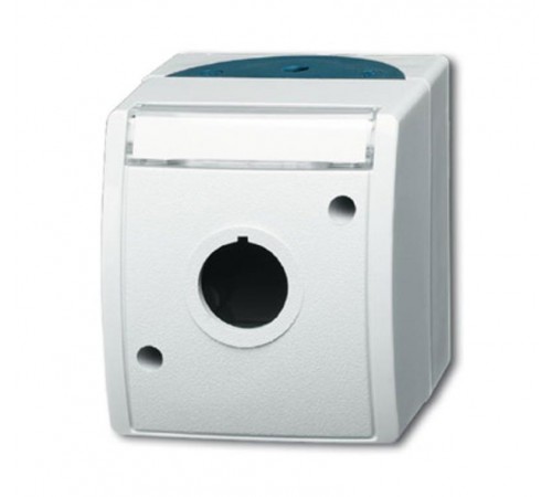 Корпус для командно-сигнальных приборов D=22.5 мм, с полем для надписи, серия ocean, цвет серый/сине-зелёный  1724-0-2752   2CKA001724A2752  ABB