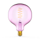 Лампа светодиодная LED Filament Flexible G125-C Pink E27 5W 190lm 1800K 125*178mm 1/10  1011802105  Gauss