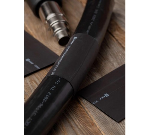 Термоусаживаемая трубка ТУТ нг 40/20 черная EKF PROxima  tut-40-b-1m  EKF