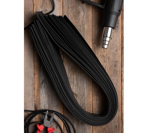 Термоусаживаемая трубка ТУТ нг 40/20 черная EKF PROxima  tut-40-b-1m  EKF