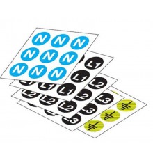 Наклейка d12мм N (490шт)  EV1150  ABB