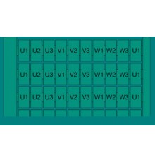 Маркировка RC65 10x(U1-U3-V1-V3-W1-W3)  1SNA232132R1400  TE