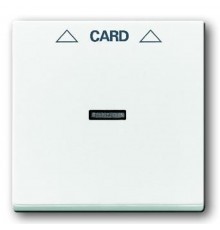 Накладка карточного выключателя, Impressivo, белый  1792-84   2TKA000581G1  ABB