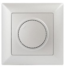 Светорегулятор Intro Solo 4-401-06 поворотный, 600Вт 230В, IP20, СУ, перламутр  Б0053710  Intro