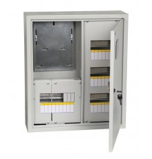 Корпус металлический ЩУРн-3/24зо-1 36 УХЛ3 (ВхШхГ) 560x480x165мм IP31 TITAN  MKM32-N-24-31-ZO  IEK