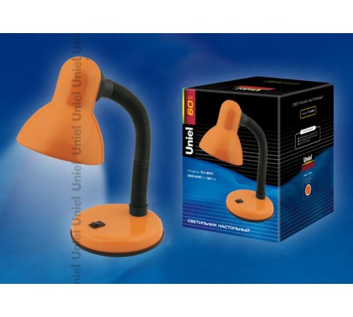 Светильник настольный TLI-201 цоколь E27 оранжевый  02465  Uniel