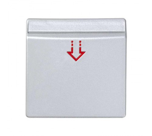 Simon 82 Накладка на выключатель под карточку, S82, S82N, алюминий  82078-63  Simon