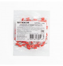 Наконечник штыревой втулочный изолированный НШВИ 1-8 (упаковка 100 шт), LD405-108  39433  STEKKER