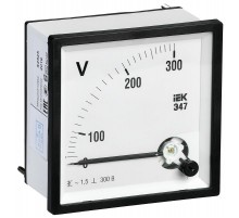Вольтметр Э47 300В кл. точн. 1,5 72х72мм  IPV10-6-0300-E  IEK