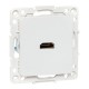 Стокгольм Механизм розетки HDMI белый  EYA00-327-10  EKF