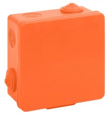 Распаячная коробка ЭРА KOR-100-100-50-8g-OR-FR огнестойкая 100х100х50мм  Б0068901 ЭРА