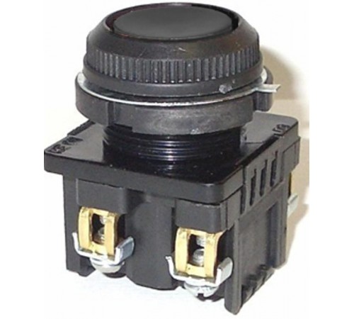 КЕ-181 У2 исп.5, черный, 1р, цилиндр, IP54, 10А ,660В, выключатель кнопочный (ЭТ)  ET529374  Электротехник