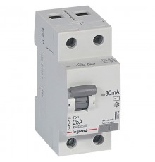 Выключатель дифференциальный (УЗО) RX3 2п 25А 30мА тип AC  402024  Legrand