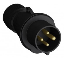 Вилка кабельная Easy&Safe 332EP9B,32А,3P+E,IP44,9ч,черн2CMA103589R1000 ABB