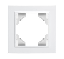 Рамка одноместная, серия Эрна, PFR00-9001-01, белый  39623  STEKKER