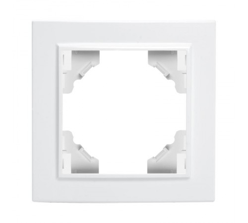 Рамка одноместная, серия Эрна, PFR00-9001-01, белый  39623  STEKKER
