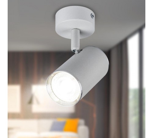 Светильник настенно-потолочный спот OL35 WH MR16 GU10 IP20 белый, хром  Б0056363  ЭРА