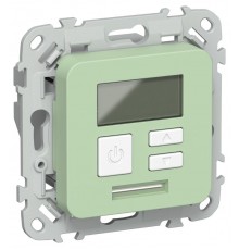 FLITE Термостат электронный с дисплеем 16А Т-ФлФ фисташковый  FI-RT11-K93  IEK