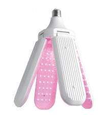 Лампа светодиодная 4-х лепестковая, (40W) 230V E27, красно-синий спектр LB-7000  48445  FERON