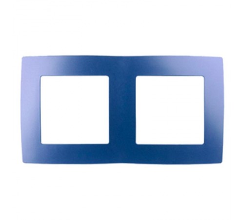 Рамка на 2 поста 12-5002-29  ,  ультрамарин  Б0019403  ЭРА