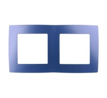 Рамка на 2 поста 12-5002-29  ,  ультрамарин  Б0019403  ЭРА