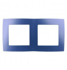 Рамка на 2 поста 12-5002-29  ,  ультрамарин  Б0019403  ЭРА