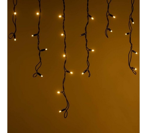 Светодиодная гирлянда ARD-EDGE-PRO-4000x600-BLACK-128LED-MILK-FLASH Warm/Warm (230V, 8W) (Ardecoled, IP65)  034129  Arlight
