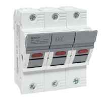 Предохранитель-разъединитель DF 14х51 3Р (тип ПВЦ)   df143-e  EKF