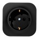 Quteo Чёрный Розетка с заземлением со шторками 16Авинтовые зажимы   782476  Legrand