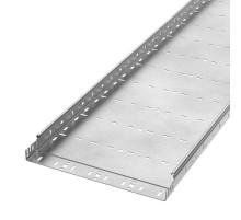 Лоток перфорированный Профи INOX (AISI 304) 400х50x6000 (1,5 мм) (12 м/уп)  PR16.13314  Промрукав