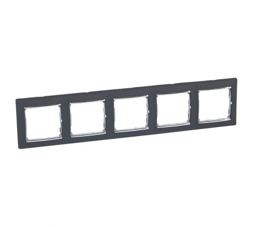 Valena Ноктюрн/Серебро Рамка 5-ая горизонт.  770395  Legrand