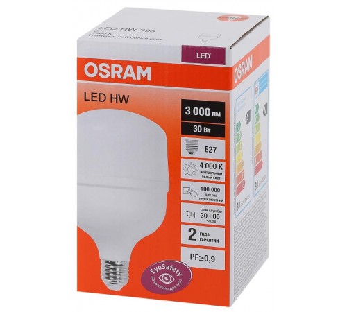 Лампа светодиодная LED HW 30Вт 4000К 230V E27   4058075576773  OSRAM