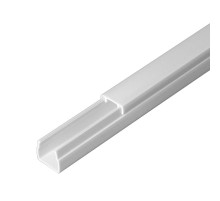 Кабель-канал белый 12х12 (242м/уп) 2-й замок в п/э  PR.0325200  Промрукав