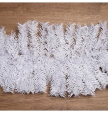 Белоснежный еловый шлейф 2,7м  307-121  NEON-NIGHT