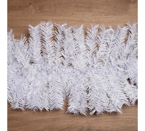 Белоснежный еловый шлейф 2,7м  307-121  NEON-NIGHT