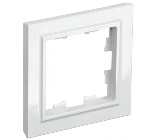 BRITE Рамка 1-ая РУ-1-БрБ белый  BR-M12-K01-PRO  IEK
