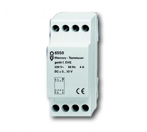 Механизм светорегулятора для люминесцентных ламп с ЭПРА, 500 Вт, 50мА, 1-10 В, MDRC  6550-0-0016   2CKA006550A0016  ABB