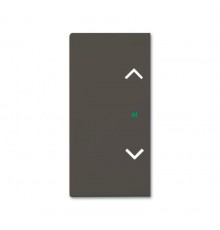 SRB-2-95 Клавиша двойная free@home, жалюзи, Basic 55, цвет chateau-black  6220-0-0693   2CKA006220A0693  ABB