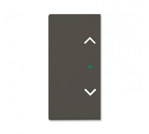 SRB-2-95 Клавиша двойная free@home, жалюзи, Basic 55, цвет chateau-black  6220-0-0693   2CKA006220A0693  ABB