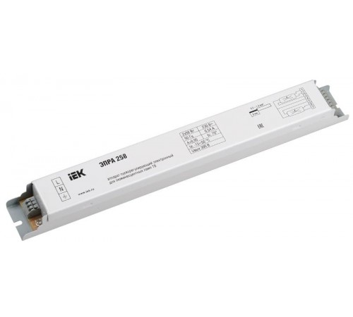 ЭПРА 258 для линейных ЛЛ Т8   LLV258D-EBFL-2-58  IEK